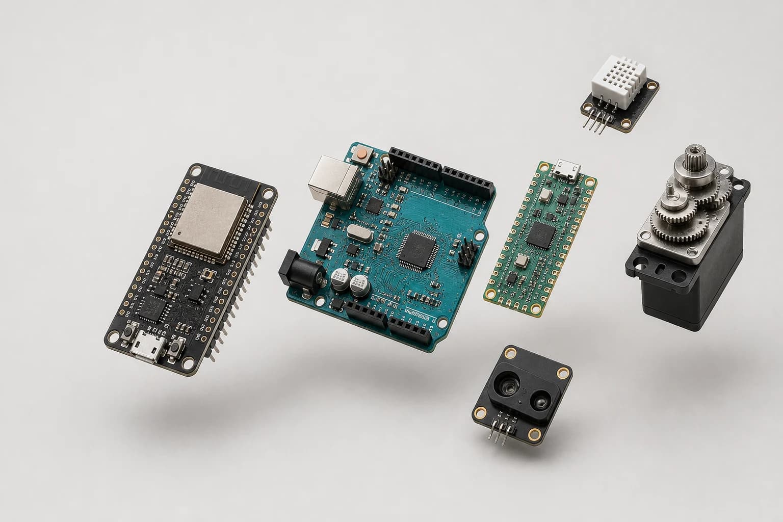 A curated lineup of robotics development boards and sensors